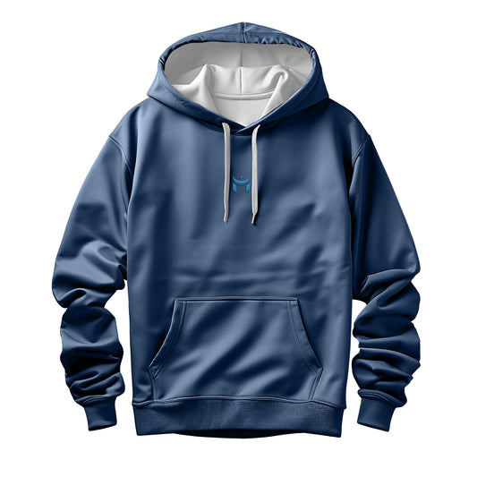 Midnight Watch Navy Embroidered Hoodie